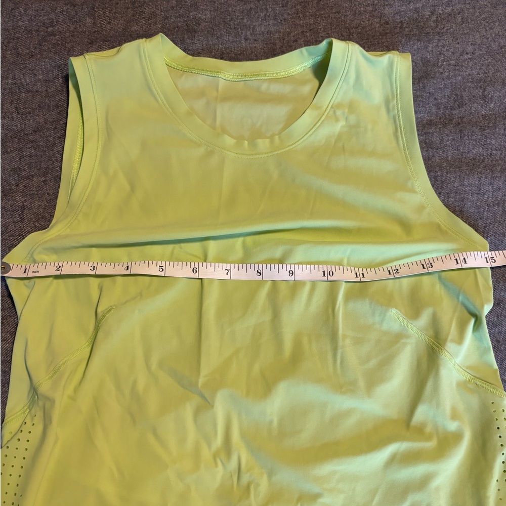 Lululemon Lime Green Sleeveless Women's Top